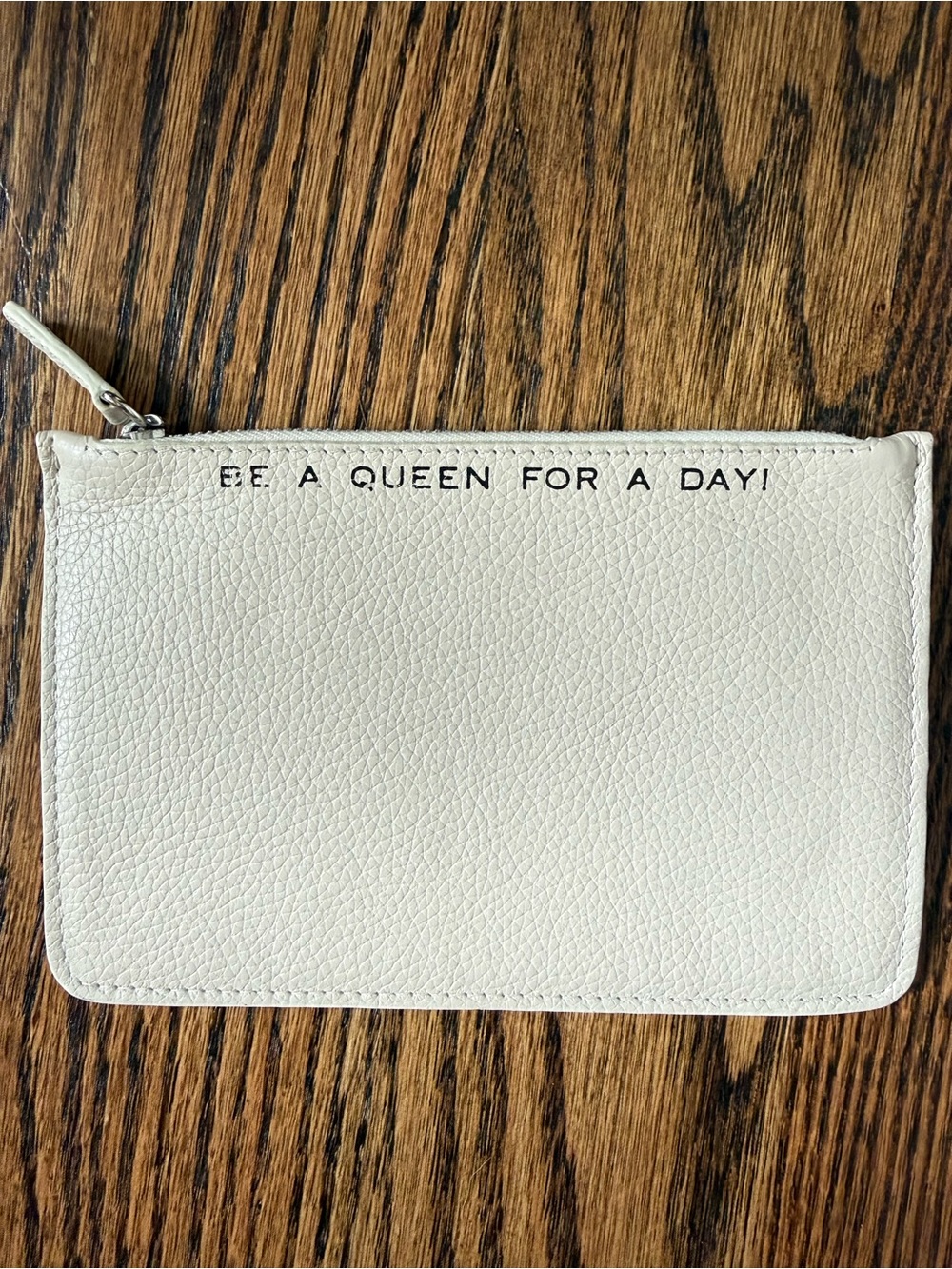 Brighton My flat in London Queen leather purse pouch wristlet